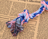 4 Pieces Durable Knotted Braided Cotton Rope Dog Chew Toys Set