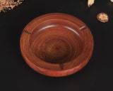 Round Wooden Cigarette Ashtray