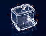 Acrylic Clear Cotton Swab Holder