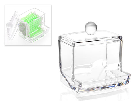 Acrylic Clear Cotton Swab Holder