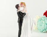 Bride and Groom Cake Topper Cake Figurine for Wedding Cake Decoration