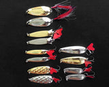 Fishing Lures Set 109 Pcs Fishing Baits Kit Set with Fishing Tackle Box