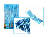 Tinsel Foil Fringe Curtains Shiny Photo Backdrop Curtain