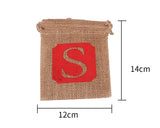 Christmas Banner Jute Burlap Banner for Christmas Decoration