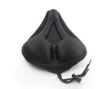 Bike Seat Cushion Comfortable Gel Padded Bicycle Saddle Cover - Black