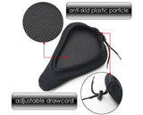 Bike Seat Cushion Comfortable Gel Padded Bicycle Saddle Cover - Black