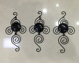 Wall Mounted Candle Sconces Set of 2 Candle Holders