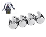 Stainless Steel Champagne Stoppers Wine Sealer Set of 4