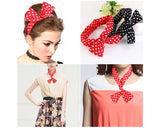 Cute Bow Headband 2 Pieces Dots Headband