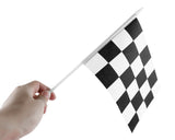 Racing Checkered Flags 12 Pieces Finish Line Flags for Race Car Party