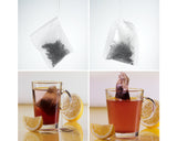 Tea Filter Bags 100 Pieces Disposable Empty Tea Bags with Drawstring