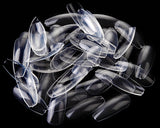 Ballerina Nail Tips 500 Pieces 10 Sizes Coffin Nails for DIY Nail Art