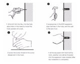 Wooden Coat Hooks 2 Pieces Wall Mounted Single Hooks