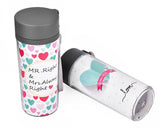 Personalized Plastic Double Walled Water Bottle 300ml