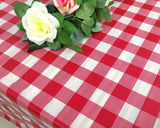 Checkered Tablecloths with Clips 54 x 108 Inch Table Covers