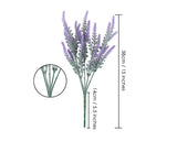 Artificial Lavender 4 Pieces Artificial Flowers for Home Decoration