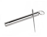 Titanium Toothpick Holder with Toothpick - Silver