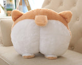 Car Neck Pillow Cute Corgi Butt Headrest Cotton Pillow