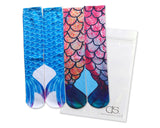 2 Pairs 3D Mermaid Knee High Socks for Girls