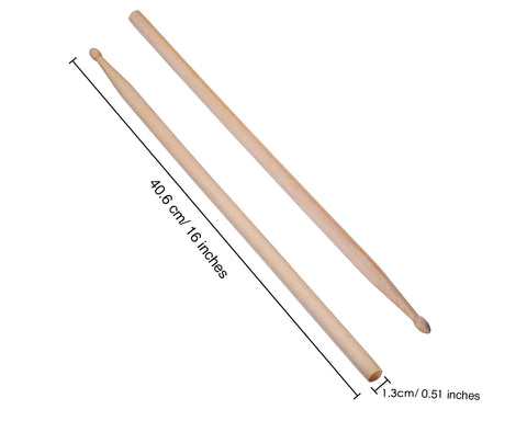 Drumsticks 3 Pairs 5A Maple Wood Drum Sticks