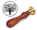 Wax Seal Stamp with Wooden Handle - Tree of Life