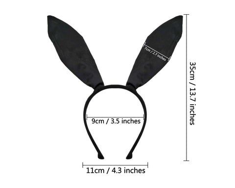 Ears Headband Easter Headband Rabbit Ear Hair Band for Party Cosplay Costume Accessory