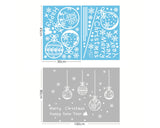 Christmas Window Stickers 6 Pieces Window Clings Decorations