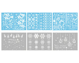 Christmas Window Stickers 6 Pieces Window Clings Decorations