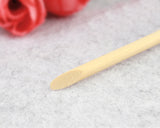 Wooden Sticks for Nails 100 Pieces 4.5 Inches Cuticle Pusher