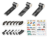 Road Tape for Toy Car 5M DIY Road Stickers Set with Curve Track