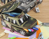 Car Pencil Case Set with 6 Pieces Tank Shaped Pens