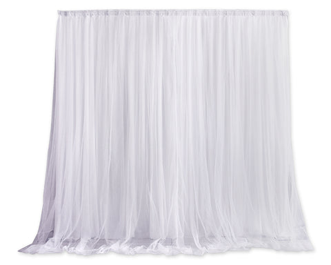 6.5 x 6.5 Feet Tulle Photography Backdrop