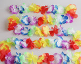 Hawaiian Flower Lei Garland 6 Meters 4 Pieces Luau Party Decorations