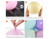 Balloon Strip Tape and Glue Ponit Dot Stickers Set of 6