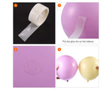 Balloon Strip Tape and Glue Ponit Dot Stickers Set of 6