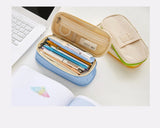 Pencil Case Large Capacity Canvas Pencil Pouch