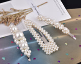 Pearls Hair Clips 4 Pieces Bridal Hair Barrettes