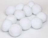 Fake Snowballs 20 Pieces Plush Snow Balls for Indoor Snowball Fight