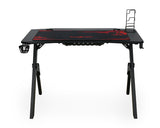 Ergonomic Gaming Desk 43.3 Inches R-shaped Computer Desk