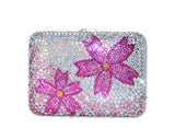 Sakura Swarovski Crystallized Cigarette Case - Pink