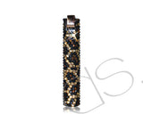 Leopardo Bling Swarovski Crystallized Lighter - Gold