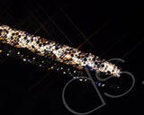 Leopardo Swarovski Crystallized Long Ball Pen - Gold
