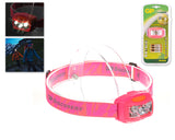 GP Discovery Ultra Light LED Headlight with 5 Modes - Pink