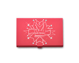 Princess Crown Bling Swarovski Crystal Card Case - Red