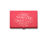 Anchor Bling Swarovski Crystal Card Case - Red