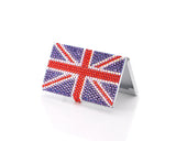 United Kingdom Bling Swarovski Crystal Card Case