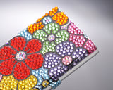 Florescence Bling Swarovski Crystal Card Case