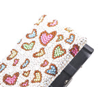 Multi Heart Bling Swarovski Crystal Cigarette Case