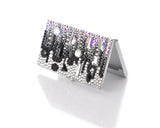 Symphony Bling Swarovski Crystal Business Card Case - Black