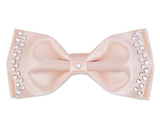 Men's Wedding Bow Tie with Dazzling Swarovski Crystal - White